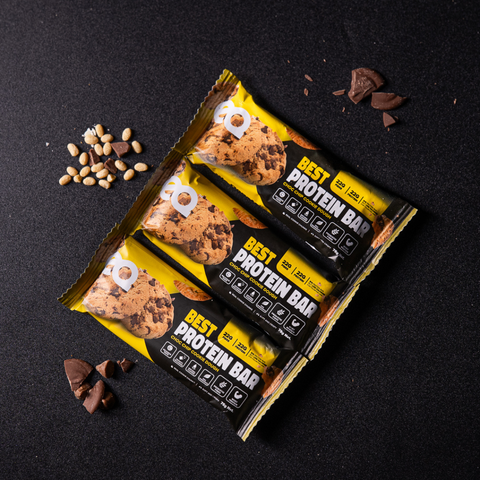 EQ The Best Protein Bar Choc chip Cookie Dough 3 pack