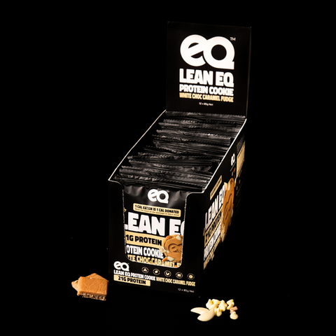 Lean EQ Protein Cookie White Choc Caramel Fudge (12 Pack)