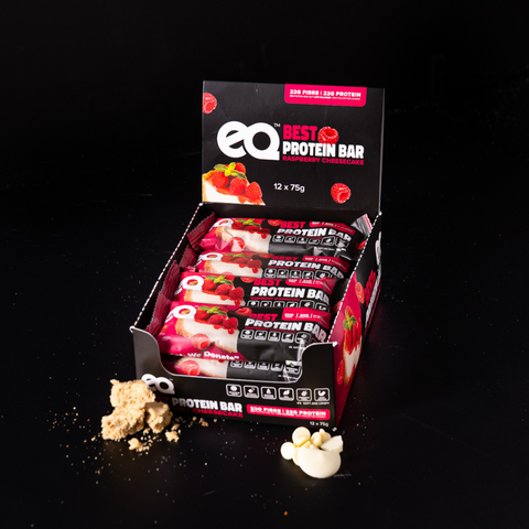 EQ The Best Protein Bar Raspberry Cheesecake 12 pack