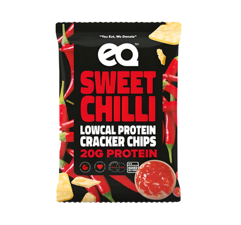 EQ Lowcal Protein Cracker Chips (Sweet Chilli 8 Pack)